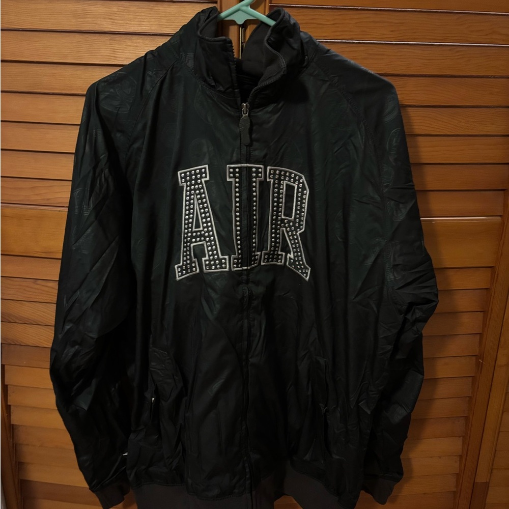 COPY - Joedan AIR Windbreaker Jacket Silver Mens XL